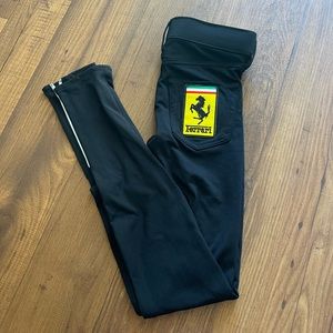 True Religion Black XS Runway Performance Multi Zip Leggings